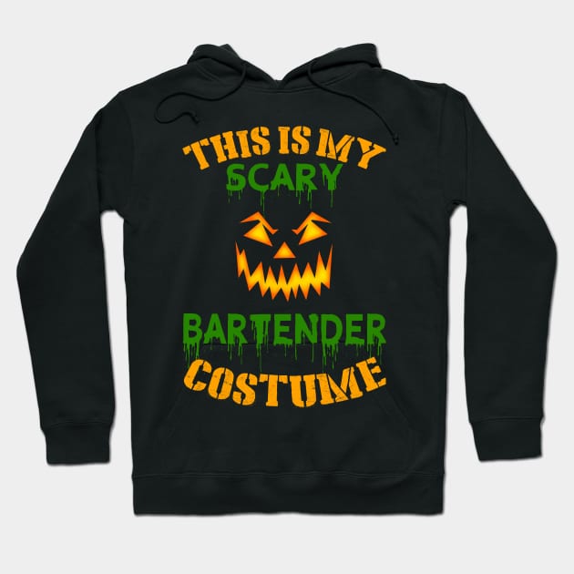 This Is My Scary Bartender Costume Hoodie by jeaniecheryll